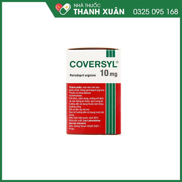 Thuốc Coversyl 10mg trị tăng huyết áp, bệnh mạch vành